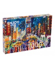 Пъзел Enjoy от 1000 части - Светлините на Ню Йорк
